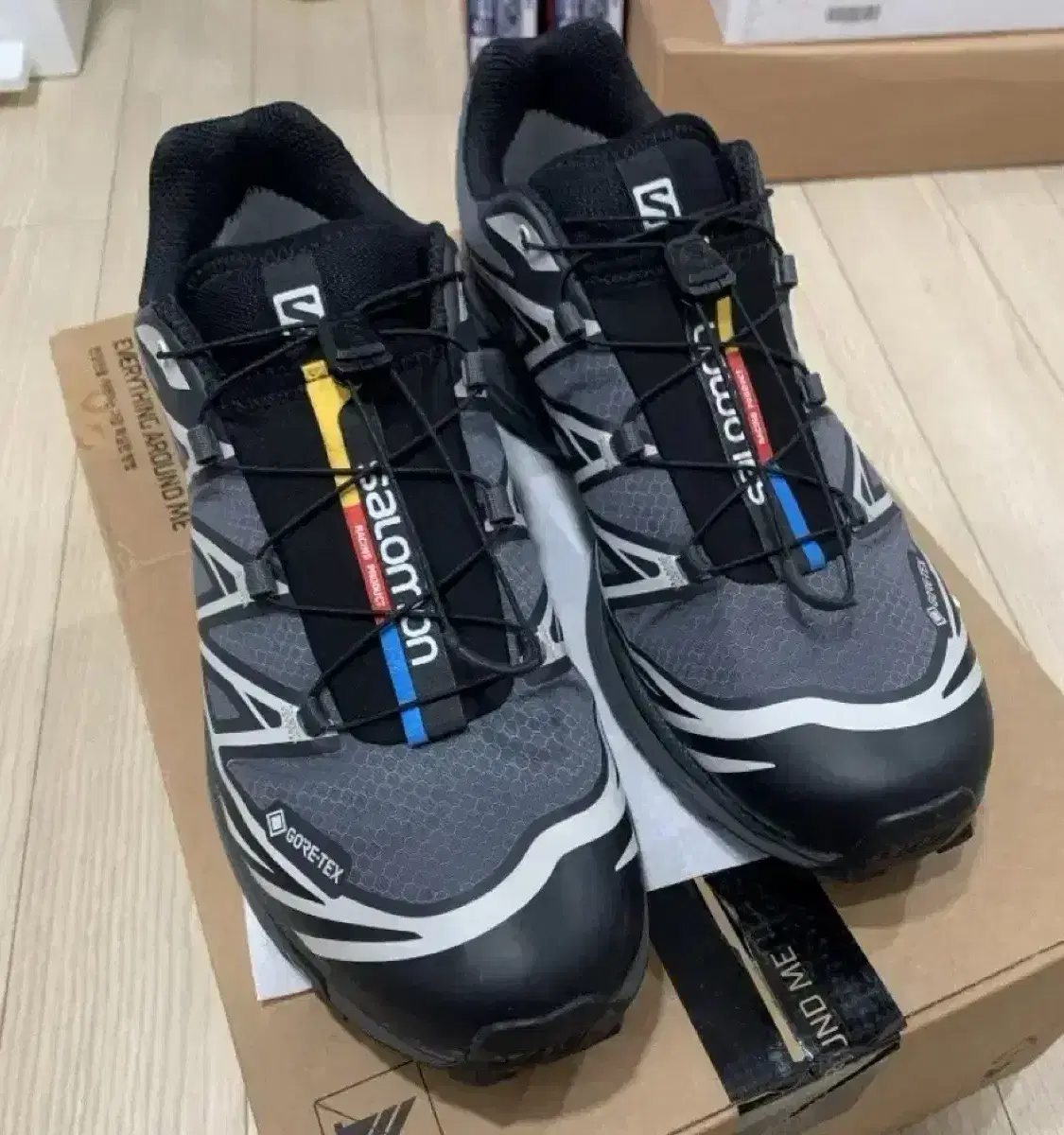 275) 살로몬 XT-6 고어텍스 블랙 에보니
