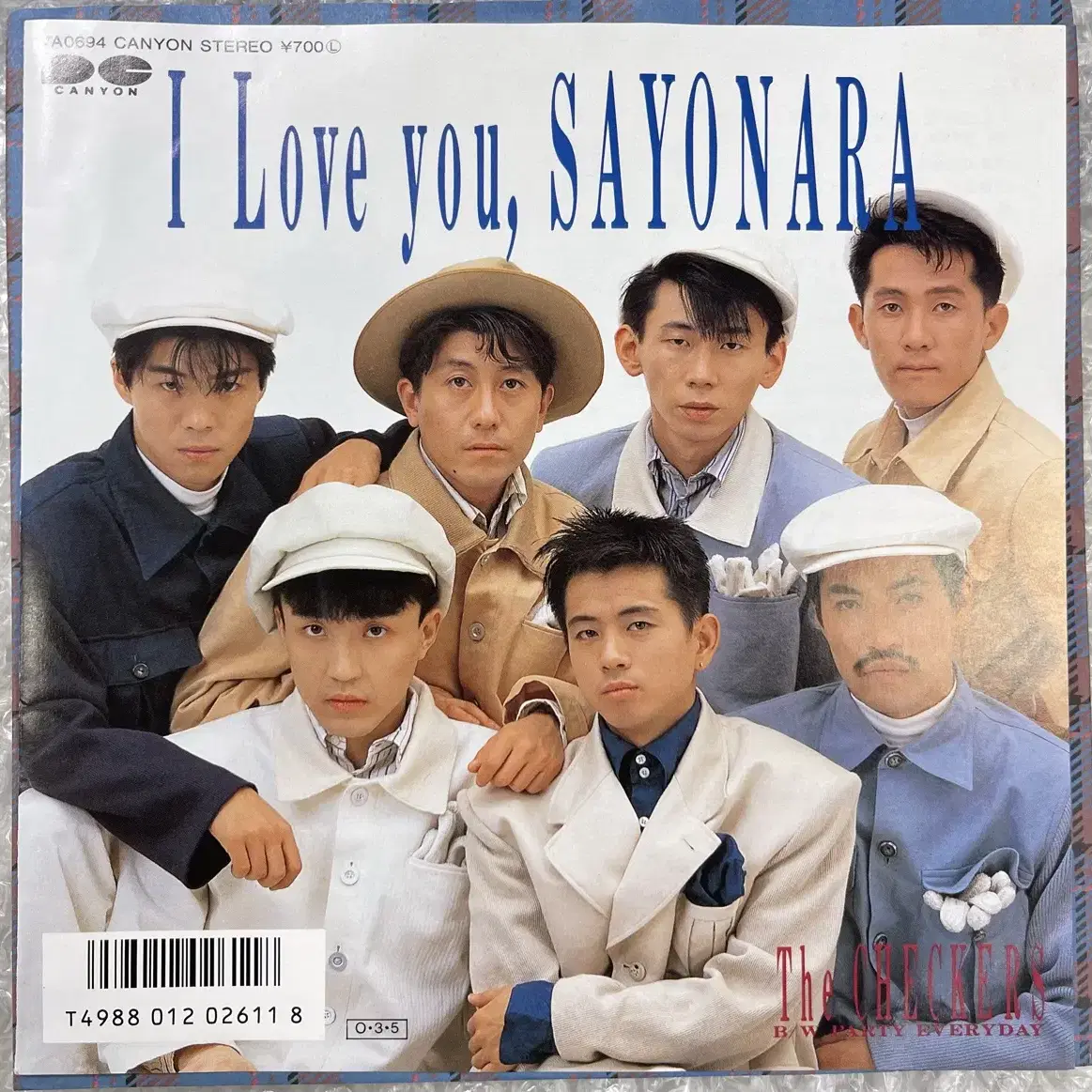 체커스 / I Love You Sayonara 7인치 싱글