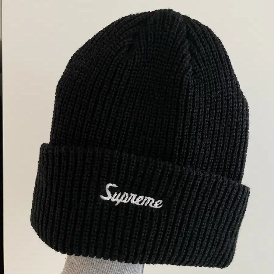 판매완료) SUPREME Loose gauge 슈프림 비니 블랙