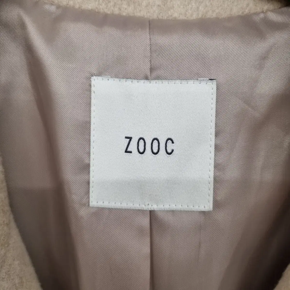 [여성55 size] ZOOC 쥬크 울혼방 더블 자켓 블레이저