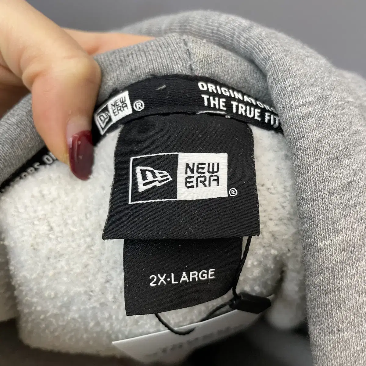 XLARGE 엑스라지 그레이 기모 후드티 2XL