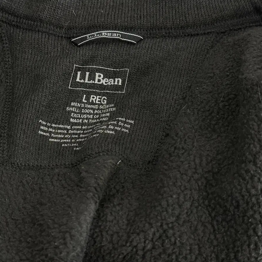 [L] L.L.Bean 엘엘빈 블랙 플리스 집업