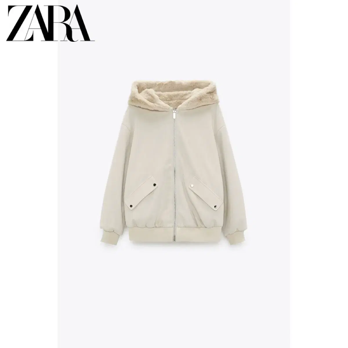 Zara 자라 리버시블 모피 항공점퍼 새상품 s