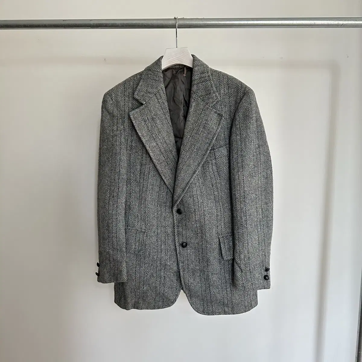 해리스트위드 harris tweed 블레이저 자켓