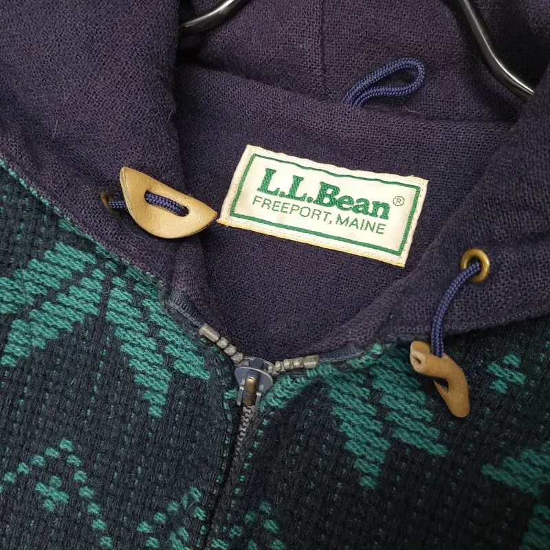 L.L BEAN 엘엘빈 노르딕 빈티지 울블렌드 후드집업 점퍼 C052