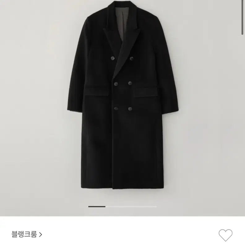 블랭크룸 22FW 더블브레스티드코트