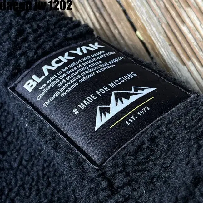 105 BLACKYAK JACKET 블랙야크 후리스 자켓