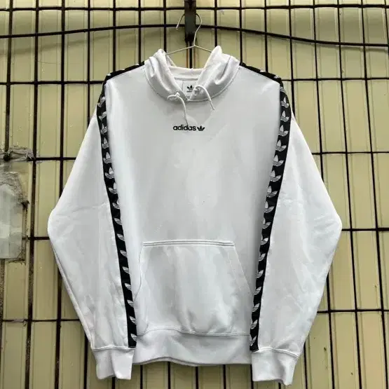 [XL]아디다스 져지 후드티셔츠 화이트 Adidas