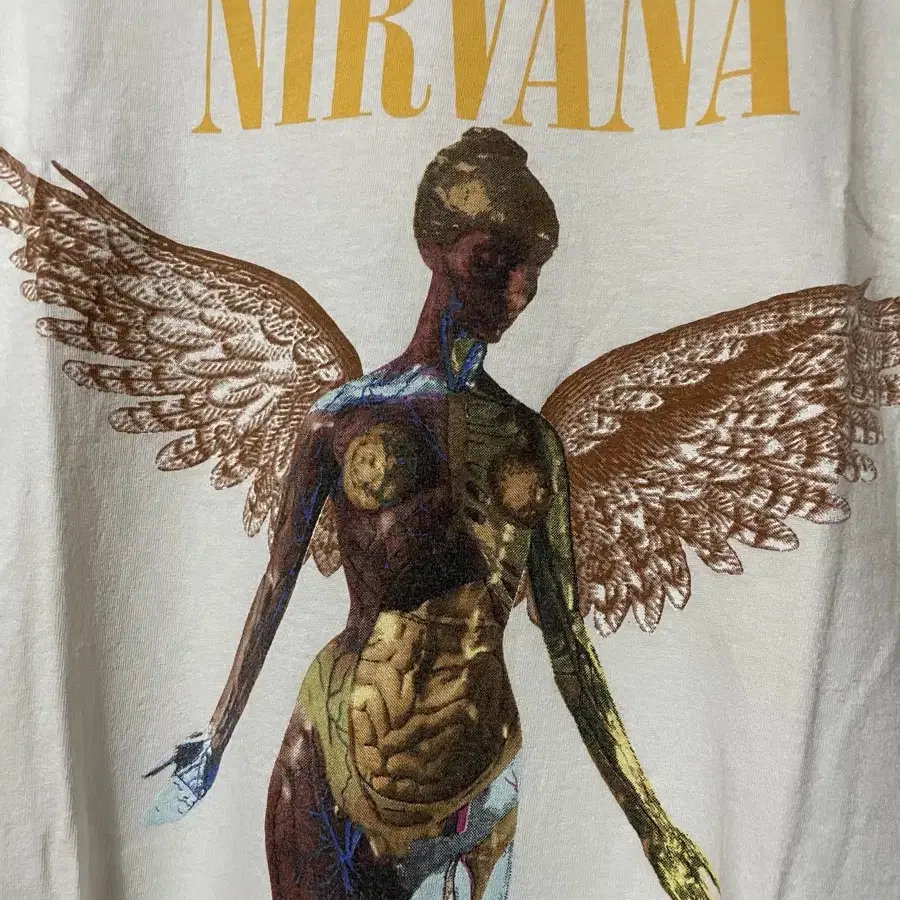 너바나 Nirvana 커트코베인 빈티지 인유터로 티셔츠