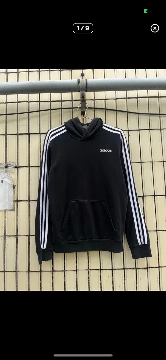 아디다스 베이직 후드티셔츠 Adidas