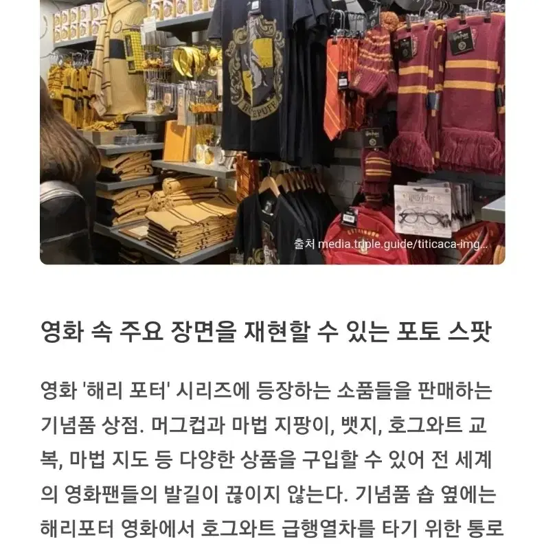 해리포터샵 해리포터 그리핀도르 비니모자 머플러 신품급 영국 마법사 매직