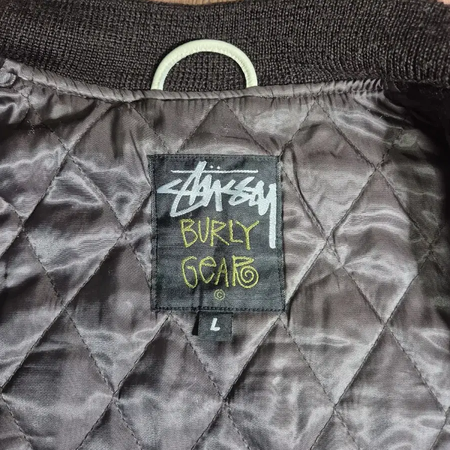 stussy 스투시 2003년 한정판 바시티 자켓