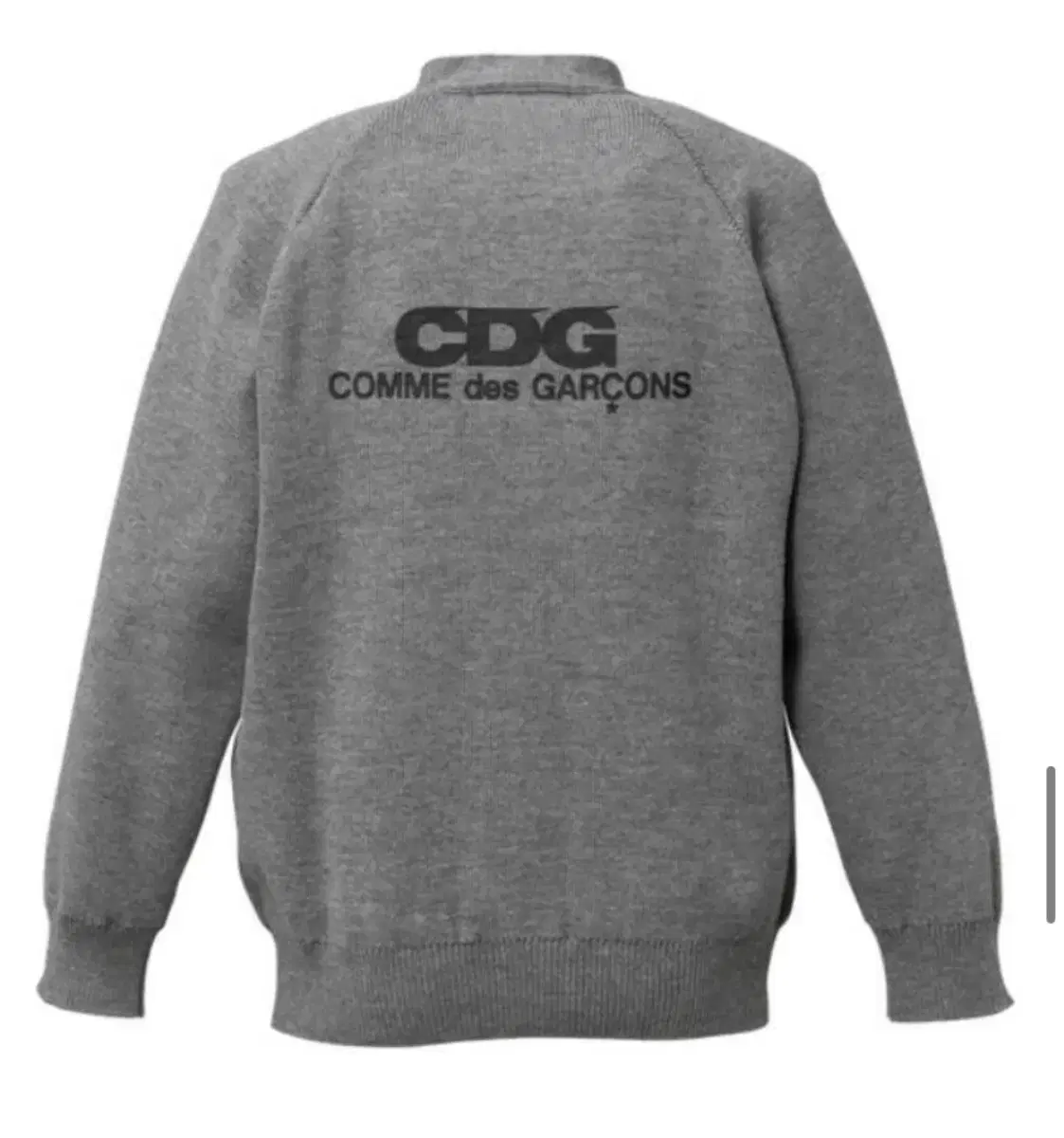 CDG 꼼데가르송 백로고 가디건 XXL