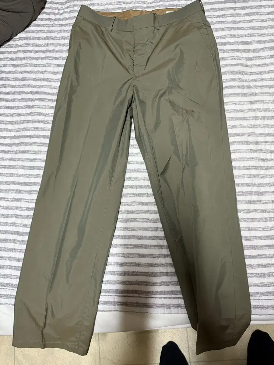 오라리 finx polyester slacks 팬츠