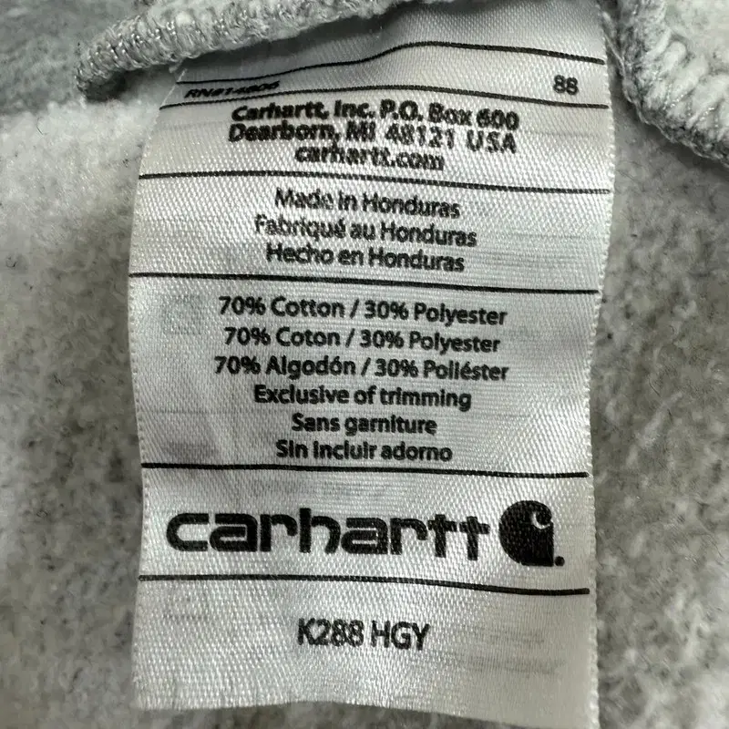 [ CARHARTT ] 칼하트 기모 후드티 [S]