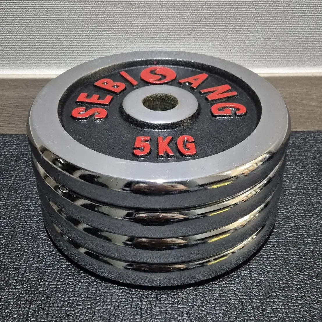 (무료배송) 5KG * 4장 경량 크롬 바벨 원판