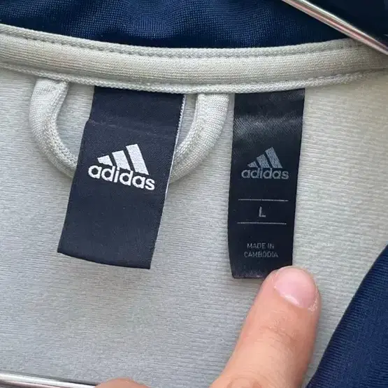 아디다스 빈티지 배색 져지 네이비 그레이 Adidas