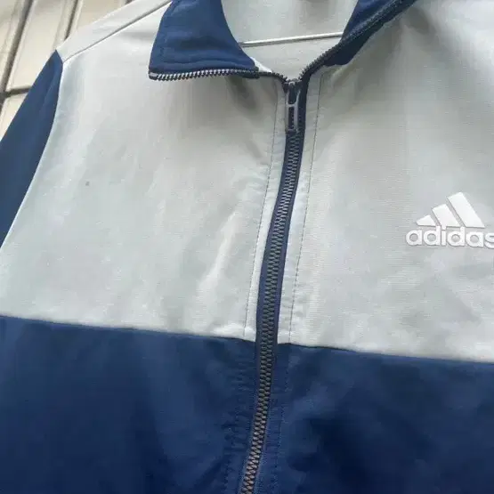 아디다스 빈티지 배색 져지 네이비 그레이 Adidas