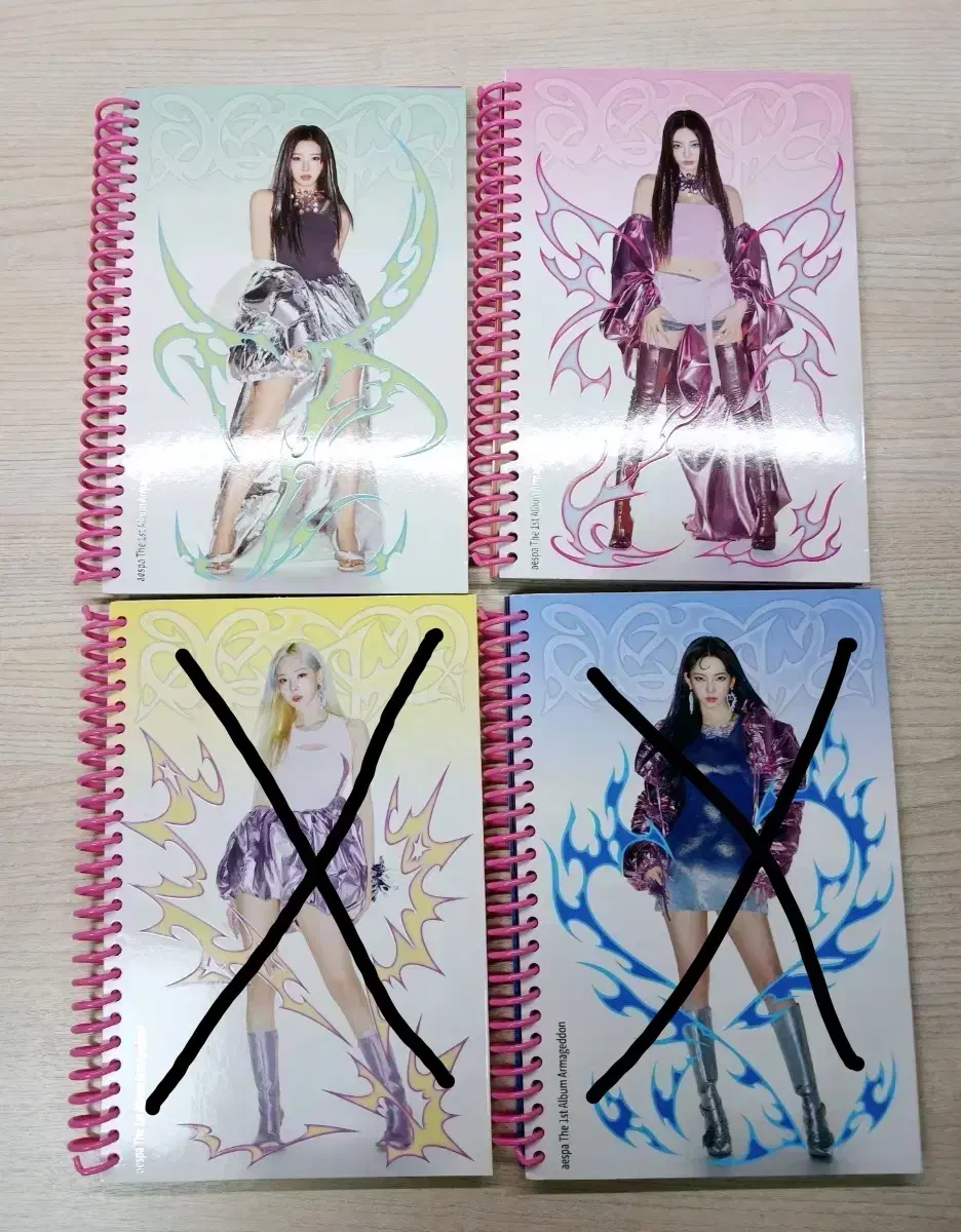 Aespa unsealed album set karina winter ningning giselle