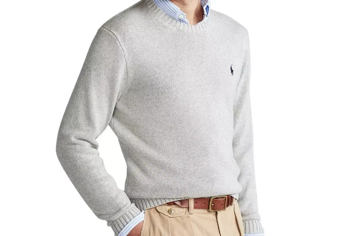 (Genuine New)Polo Ralph Lauren Men's Cotton Crewneck Sweater Knit XL