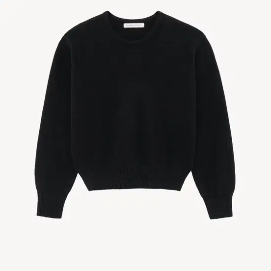 문달니트 Basic Round Knit in Black