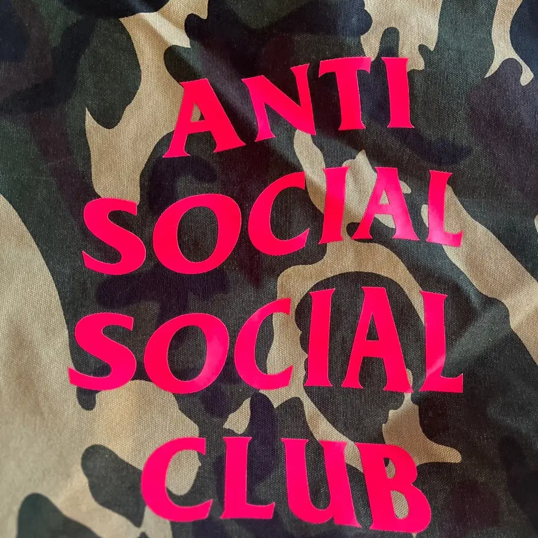 안티소셜소셜클럽 카모 토트백 ASSC