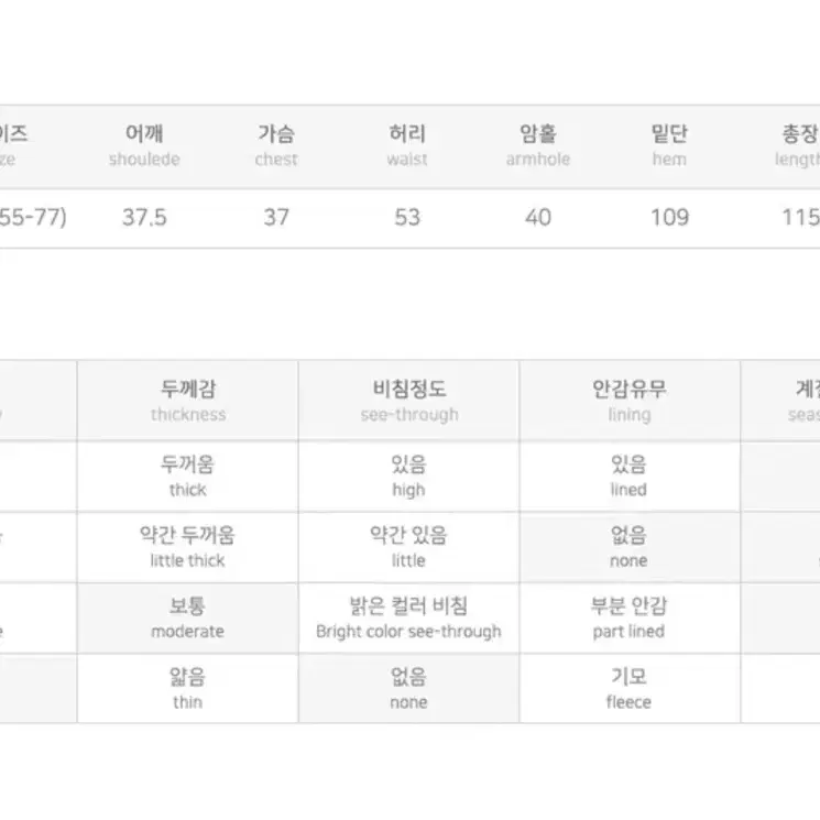 빅사이즈 55~88 레이어드 원피스