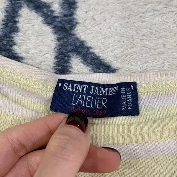 SAINT JAMES 단가라 롱 슬리브 S