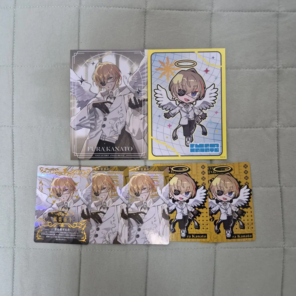 NIJISANJI Bolt Action Angel Devil Angel Devil Fuura Kanato Cheki Bromide