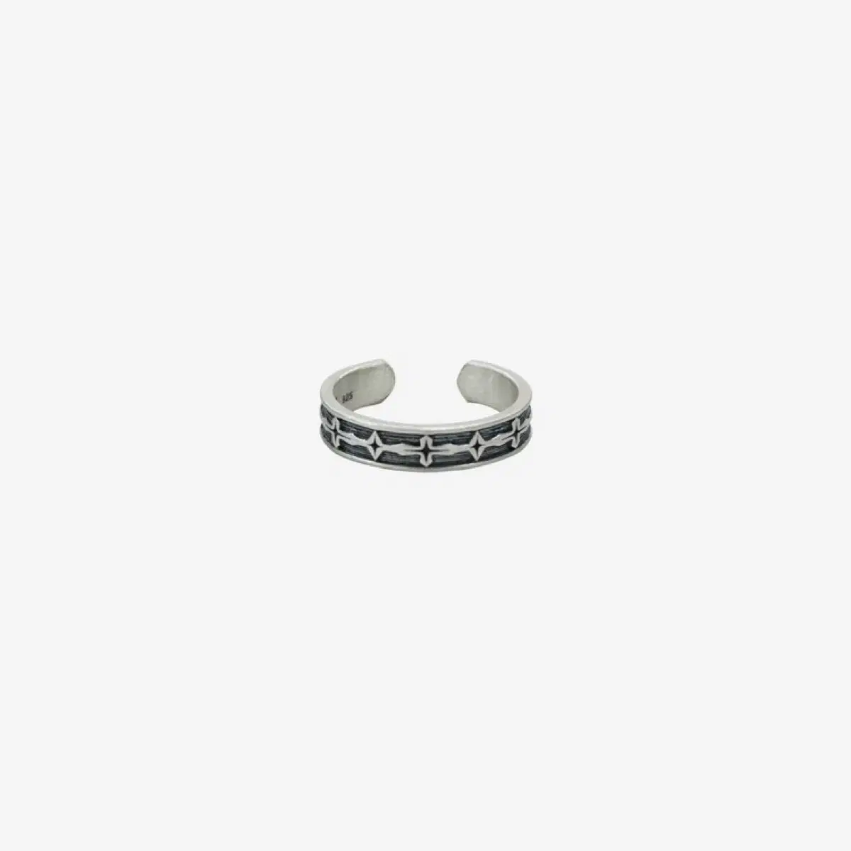 17) 폴리테루 925 silver ring 005 - star