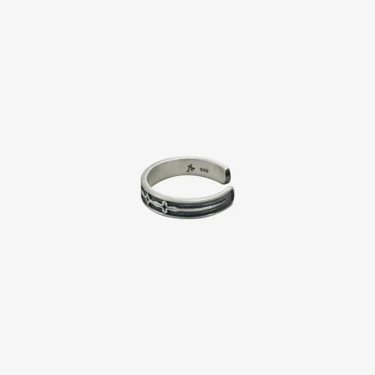 17) 폴리테루 925 silver ring 005 - star