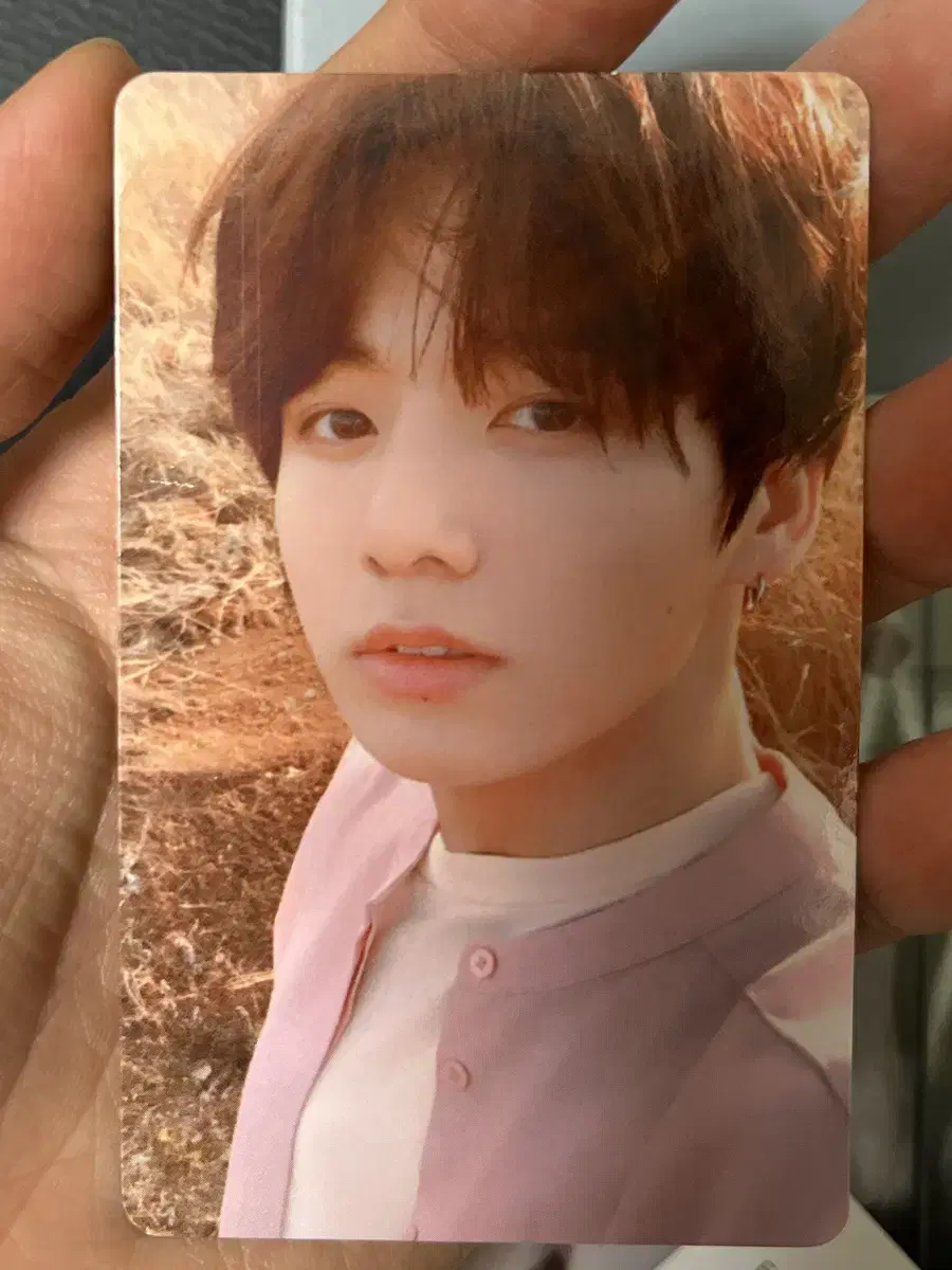 방탄 정국 포카 럽셀 love yourself tear