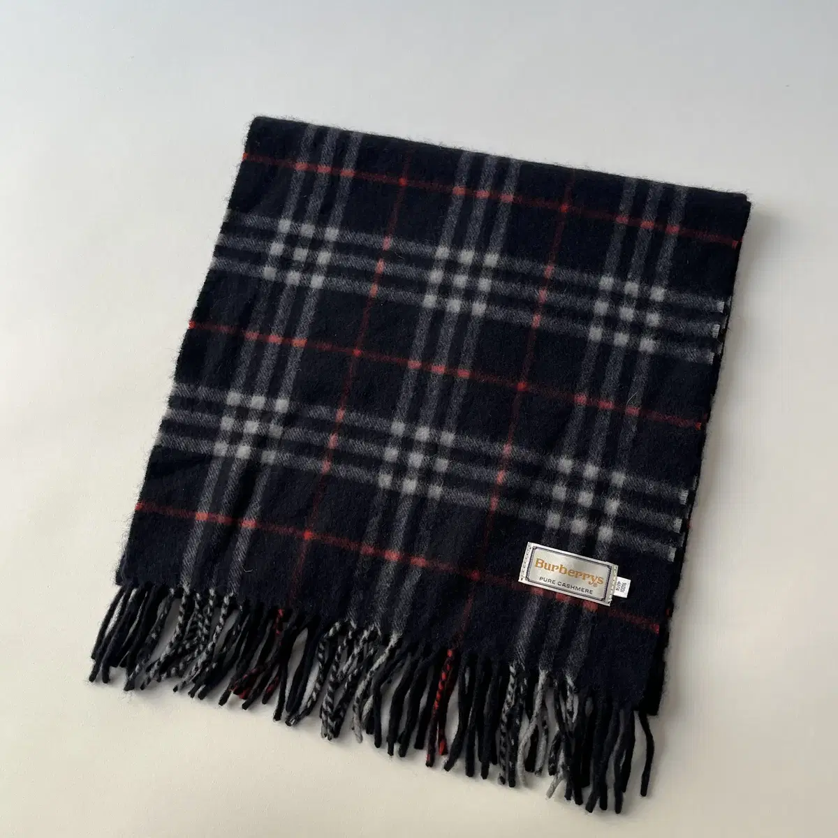 BURBERRYS cashmere 100% check Muffler