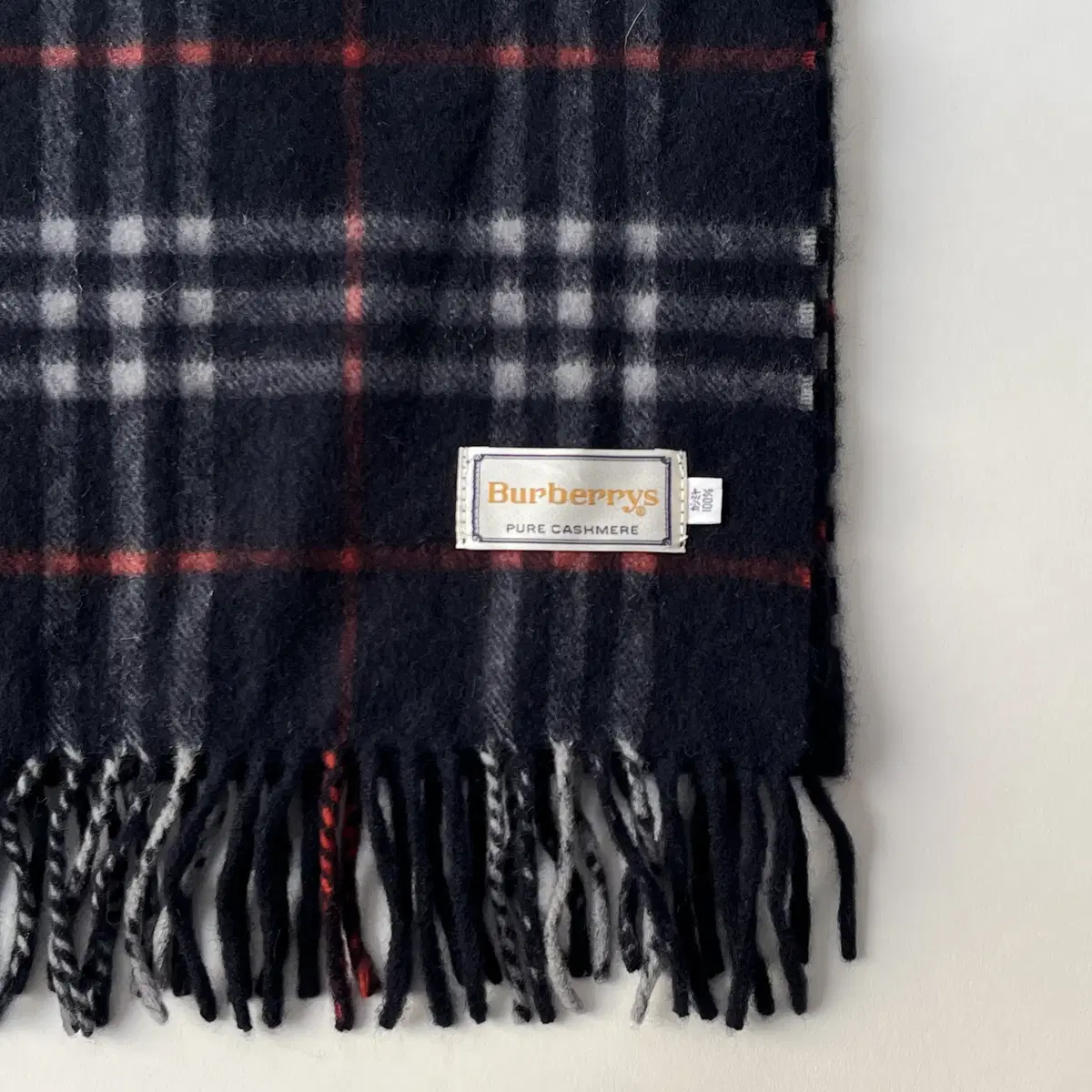 BURBERRYS cashmere 100% check Muffler