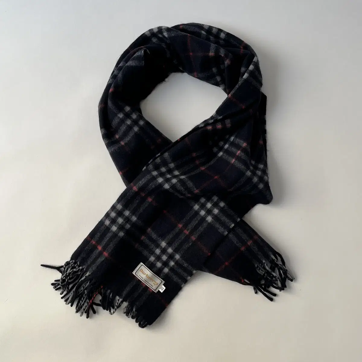 BURBERRYS cashmere 100% check Muffler