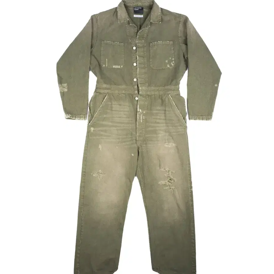 (XL) ERD Canvas jumpsuit olive