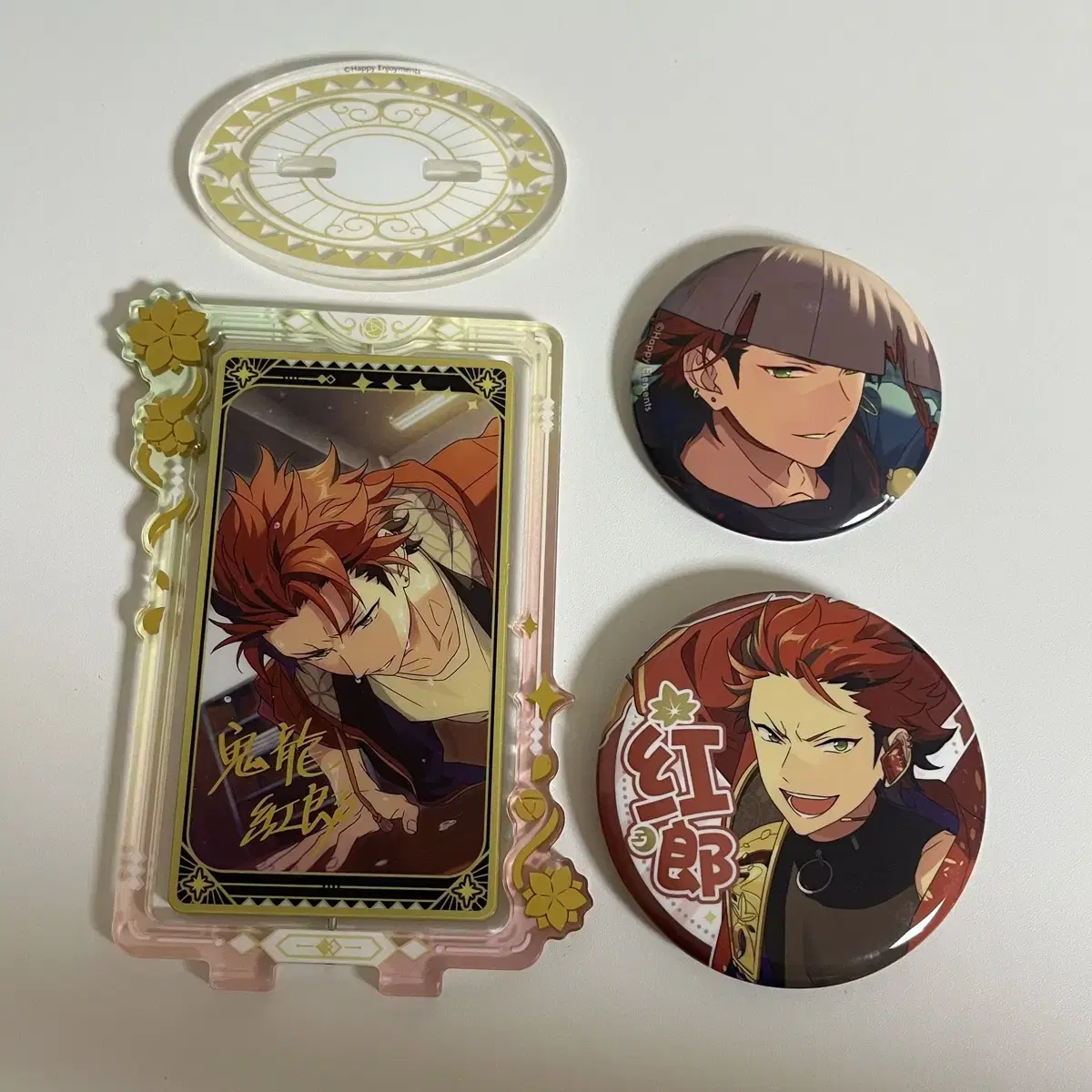 Angsta Hong Month Kiryu Kuro RotationAcrylic AnyPlus Shop Badge Ibekore