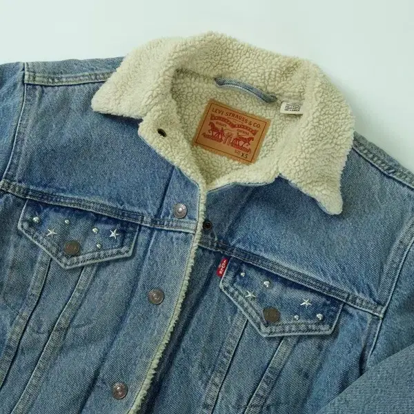 LEVI'S 쉐르파 데님 자켓 | 여 XS