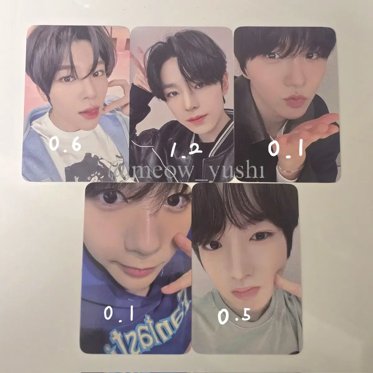 NCT Wish Dimamu unreleased photocard wts sion Uushi Jaehee Ryo Sakuya