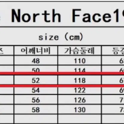 노스페이스 1996 패딩