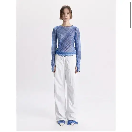 경 gyeong check mesh top