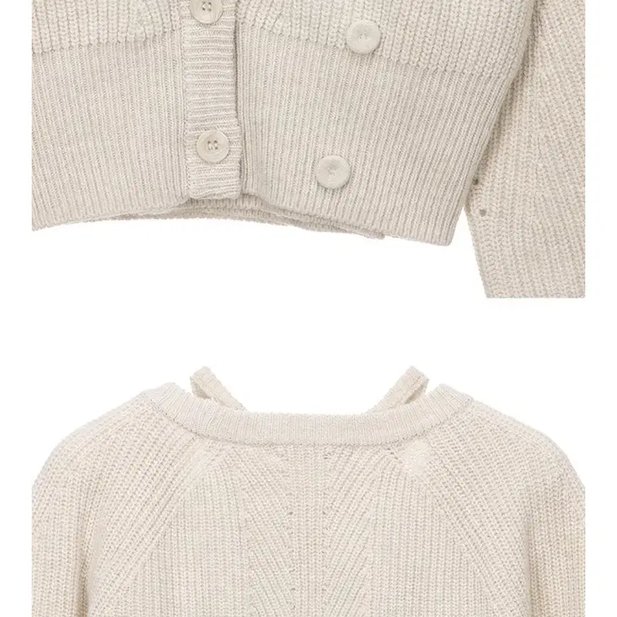 [온앤온]Halterneck Wrap Cardigan SET