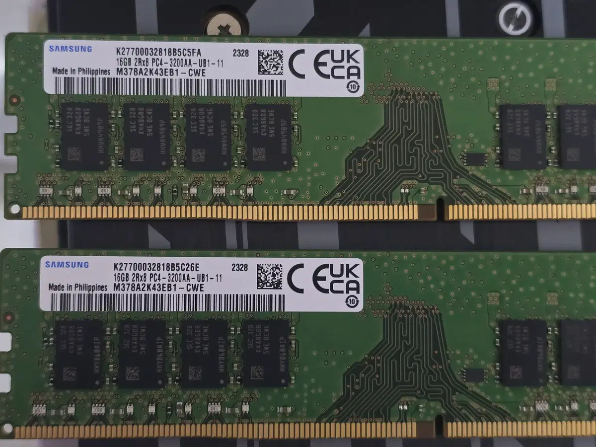 ddr4 16gb 3200aa 2장