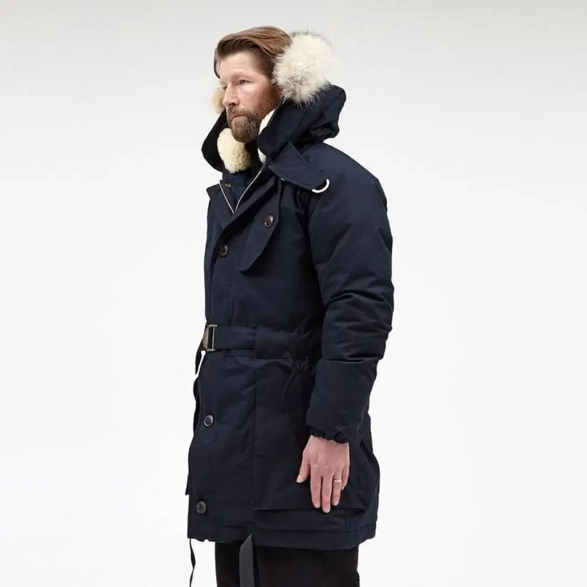 NIGEL CABOURN ANTARCTIC PARKA NAVY