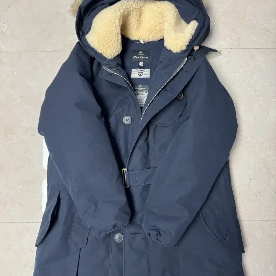 NIGEL CABOURN ANTARCTIC PARKA NAVY