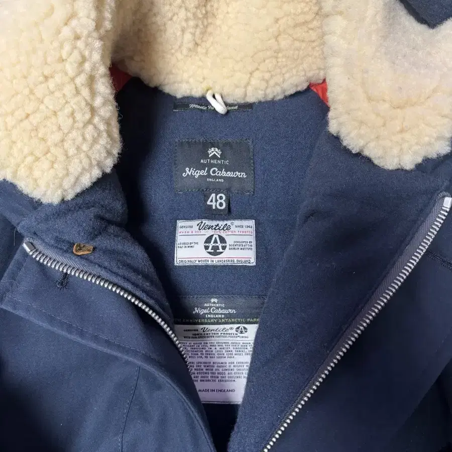 NIGEL CABOURN ANTARCTIC PARKA NAVY