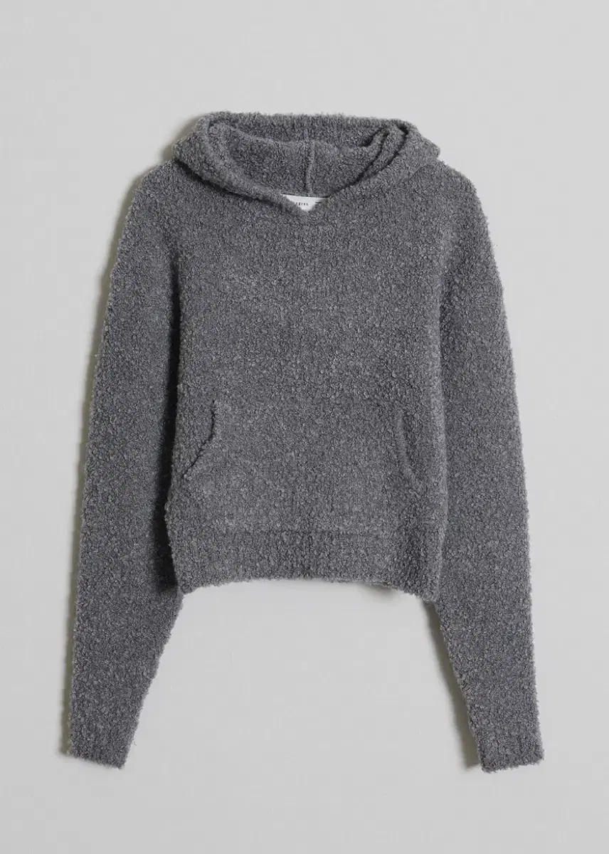 [noregret] Boucle Over-Fit Hoodie Knit