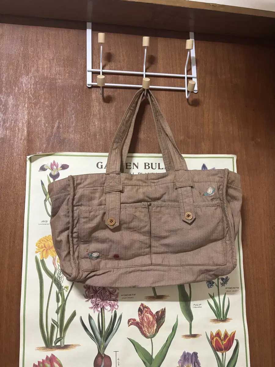 Mori Tote Bag Kamome Kara Hana EarthVintage MaruVintage