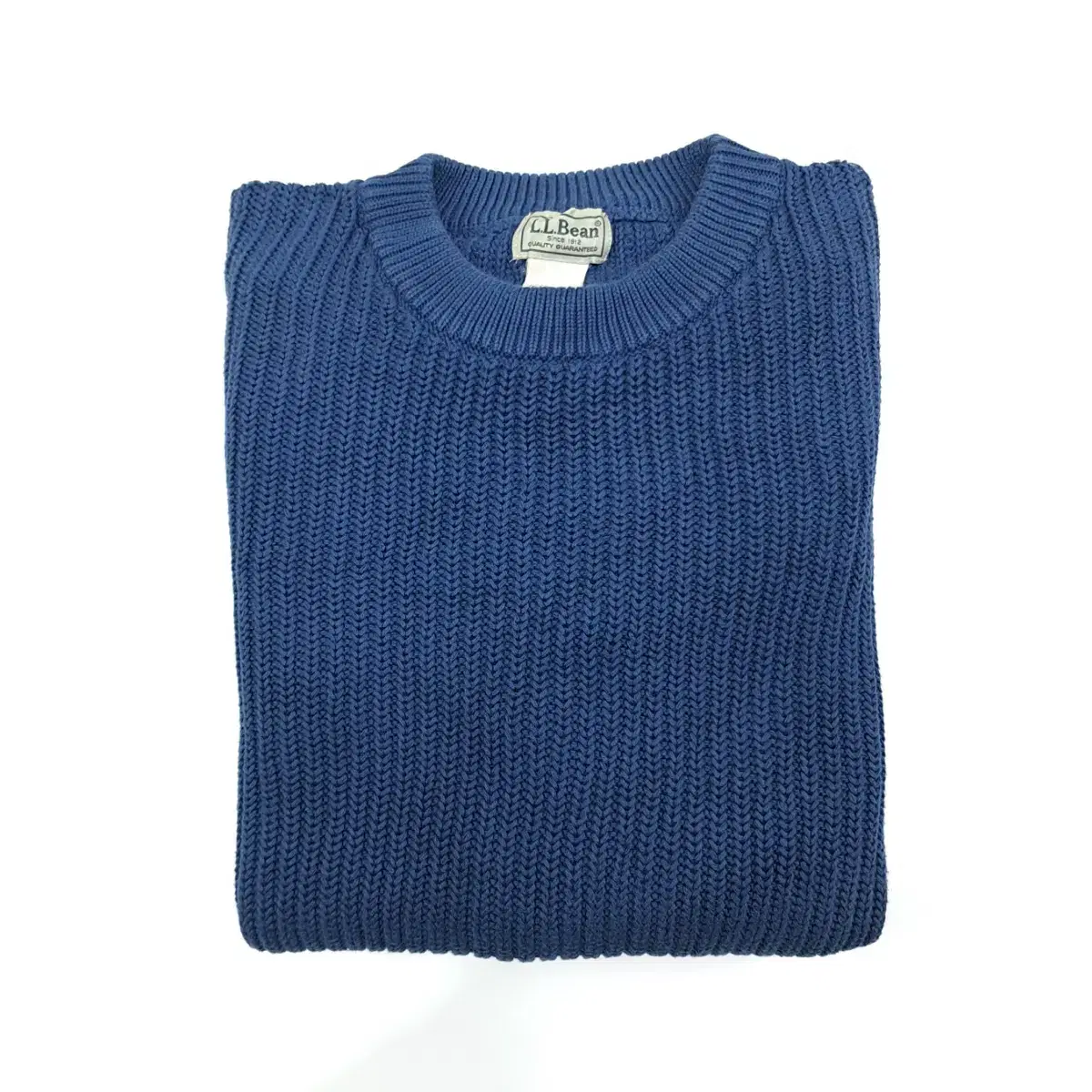 (CS258)L 엘엘빈 네이비 라운드 니트 스웨터 knit