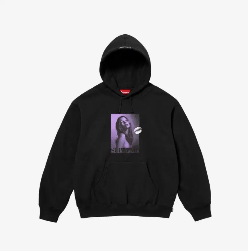 [S]Supreme x Kate Moss Hooded Sweatshirt Black - 24FW